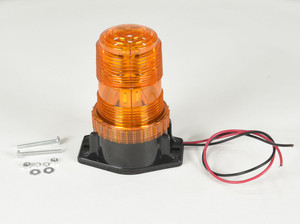 Vestil Polycarbonate Fork Truck Safety and Warning Light - 4 In. x 2-1/2 In. x 5-1/4 In. Amber