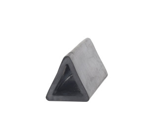Vestil Molded Rubber Extruded Triangular Bumper - 12 In. x 3-5/8 In. x 3-3/4 In. - Black