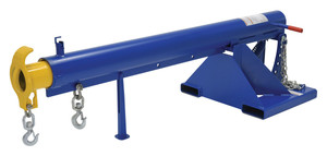 Vestil Steel Orbit Telescoping Lift Boom - 24 In. Fork Pocket Center 6,000 lb - Blue