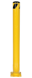 Vestil Steel Offset Bollard - 18-3/8 In. x 8 In. x 54-1/8 In. - Yellow