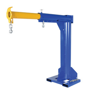 Vestil Steel High Rise Telescoping Boom - 24 In. Fork Pocket Center 4,000 lb - Blue