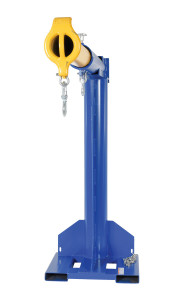 Vestil Steel High Rise Telescoping Boom - 24 In. Fork Pocket Center 4,000 lb - Blue