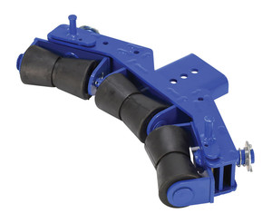 Vestil Steel Saddle Roller Attachment - 1,000 lb For Drum Lifters - Blue