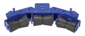 Vestil Steel Saddle Roller Attachment - 1,000 lb For Drum Lifters - Blue