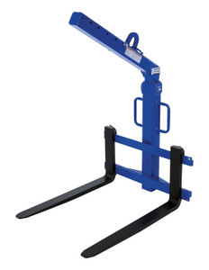 Vestil Steel Overhead Load Lifter Adjustable - 42 In. Fork 4000 lb - Blue