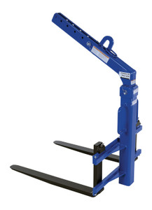 Vestil Steel Overhead Load Lifter Adjustable - 42 In. Fork 4000 lb - Blue
