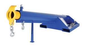 Vestil Steel Lift Master Boom - 24 In. Fixed 15 Degrees 4,000 lb - Blue and Yellow