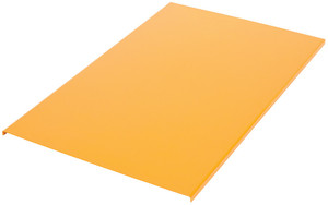 Vestil Steel Solid Platform - 43-7/8 In. x 27-3/4 In. x 7/8 In. For Tote Lifters - Yellow