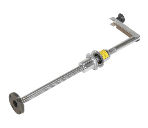Vestil Steel Leveling Jack - 30 In. 5000 lb - Silver