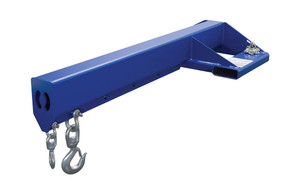 Vestil Steel Economy Non Telescoping Lift Boom 30 In Fork Pocket Center - 8,000 lb - Blue and Yellow