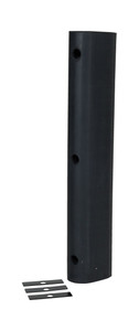 Vestil Extruded Rubber Fender Bumper - 36 In. x 6 In. x 6 In. - Black