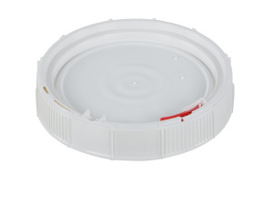 Vestil Polyethylene - 3-1/2, 5 and 6-1/2 Gallon Lid for Screw Top Pail - White