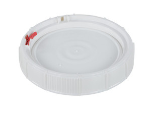 Vestil Polyethylene - 3-1/2, 5 and 6-1/2 Gallon Lid for Screw Top Pail - White