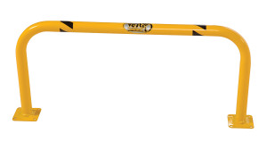 Vestil Steel Low Profile Rack Guard Bollard - 36 In. Length - Yellow