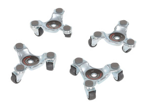 Vestil Steel Leg Dolly - 5-13/16 IN. x 6-3/8 In. x 2-1/2 In. 200 lb 4 Pack - Silver
