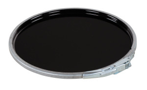 Vestil Steel UN Rated Lid And Lever Lock Combo For - 5 Gallon Bucket - Black