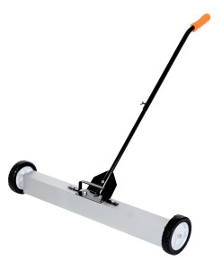 Vestil Aluminum Magnetic Sweeper Handle Release - 32 In. x 39 In. x 31 In. 30 lb - Silver
