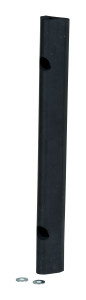 Vestil Extruded Rubber Fender Bumper - 18 In. x 2 In. x 1-3/4 In. - Black