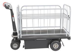 Vestil Steel Traction Drive Cart Side Load - 1 Shelf 59 In. x 28 In. x 44 In. 750 lb - Black