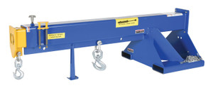 Vestil Steel Hydraulic Telescoping Boom - 24 In. Fork Pocket Center 8,000 lb