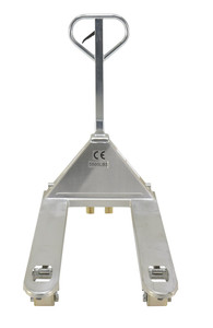 Vestil Steel Zinc Coated Pallet Truck - 61 In. x 27 In. x 48 In. 5500 lb - Silver