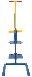 Vestil Steel Constructed Pail Lid Closing Press Machine - 2-7 Gallon 250 lb Blue / - Yellow