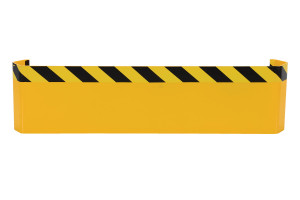 Vestil Steel Pallet Rack End Guard - 4-7/8 In. x 48-3/4 In. x 12-1/2 In. Yellow For Use with 42 In. Frames