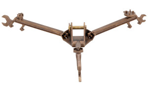 Vestil Bronze Multi-Purpose Overhead Drum Lifter - 25-1/2 In. x 25-1/2 In. x 16-1/2 In. 800 lb
