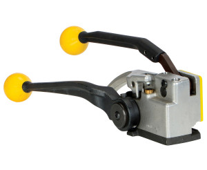 Vestil Cast Aluminum Poly Strapping Tensioner/Sealer/Cutter - 1/2 In. - Silver/Black