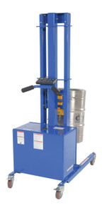 Vestil Steel Quick Lift DC Powered Keg Lift - 57 In. Raised Height 400 lb