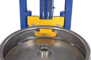 Vestil Steel Quick Lift DC Powered Keg Lift - 57 In. Raised Height 400 lb