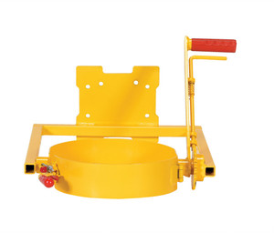 Vestil Steel Quick Lift Pail Dumper Attachment For PEL Models - 125 lb - Yellow