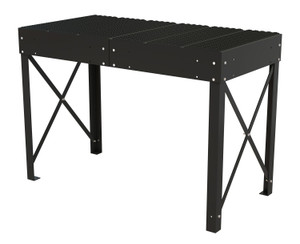 Vestil Steel Personnel Work Platform - 40 In. Tall 36 In. x 72 In. - Black