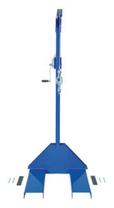 Vestil Steel Pallet Truck Hoist - 37-7/16 In. x 30 In. x 77-1/4 In. 500 lb - Blue