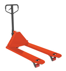 Vestil Steel Full Featured Pallet Truck - 27 In. x 48 In. 5500 lb - Orange