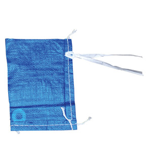 Vestil Polypropylene Woven Parts/Sand Bag - 8 In. x 6 In. x 1/16 In. 200 Pack - Blue