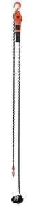 Vestil Steel Professional Lever Hoist - 20 Ft. Lift Height 2,000 lb - Orange