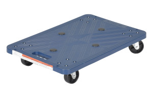 Vestil Polyethylene Dolly - 23-1/2 In. x 15-5/8 In. x 4-7/16 In. 220 lb - Blue