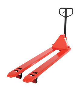 Vestil Steel Low Profile Pallet Truck - 88 In. x 20-5/8 In. x 48 In. 4400 lb - Red
