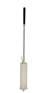 Vestil Aluminum Hand Operated Quick Wrapper - 6-1/2 In. x 6-1/2 In. x 60 In. - Silver