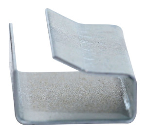 Vestil Steel Poly Strapping - 1/2 In. Seals 1000 Pieces - Gray