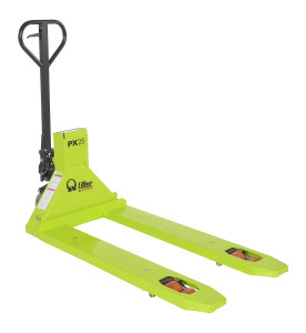 Vestil Steel Pramac Mini Hand Pallet Truck with Scale - 64 In. x 27 In. x 48 In. 5000 lb - Green