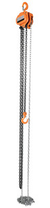 Vestil Professional Hand Chain Hoist - 15 Ft. Lift Height 2,000 lb - Orange