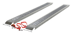 Vestil Steel Pick Up/Van Ramps - 93-1/2 In. x 8-7/8 In. x 2-3/16 In. Set of 2 1,000 lb - Silver