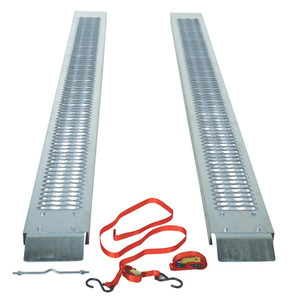 Vestil Steel Pick Up/Van Ramps - 93-1/2 In. x 8-7/8 In. x 2-3/16 In. Set of 2 1,000 lb - Silver