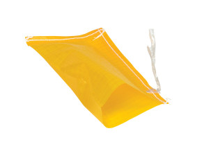 Vestil Polypropylene Woven Parts/Sand Bag - 12 In. x 8 In. x 1/16 In. 200 Pack - Yellow
