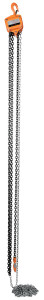 Vestil Professional Hand Chain Hoist - 20 Ft. Lift Height 2,000 lb - Orange