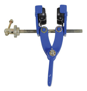 Vestil Steel Quick Install Manual Trolley - 6-3/4 In. x 14-1/8 In. x 12 In. 4000 lb - Blue