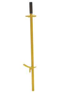 Vestil Steel Replacement Handle For Economy Rotating Drum Cart - Yellow