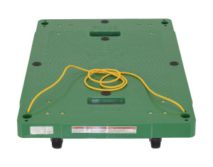 Vestil Polyethylene Dolly with Pull Rope - 33-1/2 In. x 21 In. x 6-5/16 In. 500 lb - Green